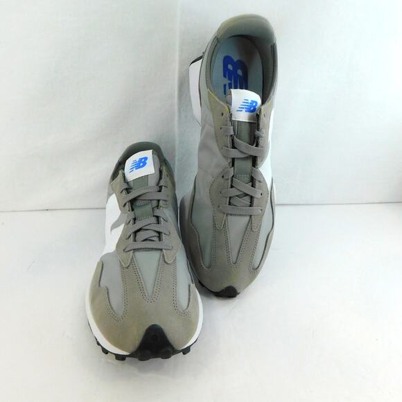 New Balance 327 Men's Sneakers Grey White Cross Training Size 11.5 New Shoes - Picture 2 of 11